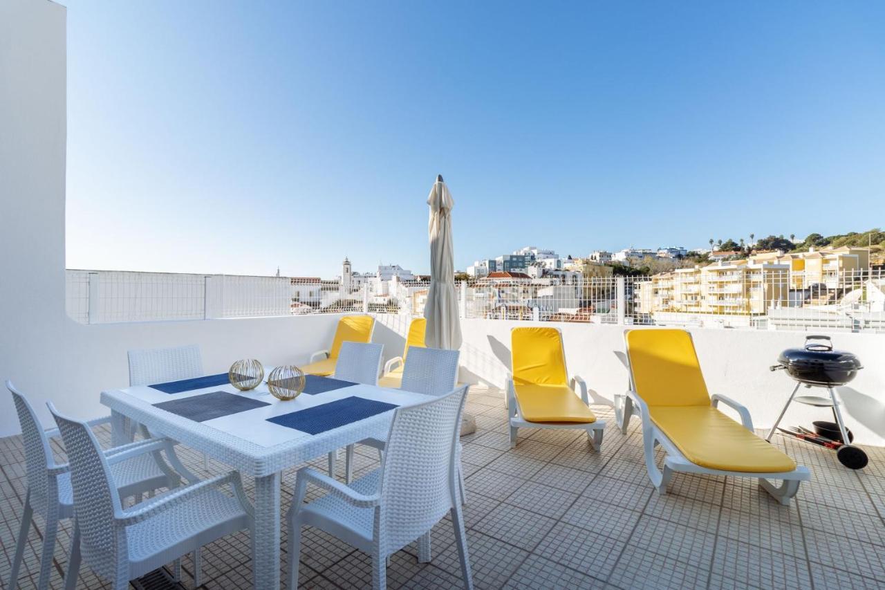 Top Renoviertes Apartment Mit Grosser Terrasse Albufeira Exteriör bild